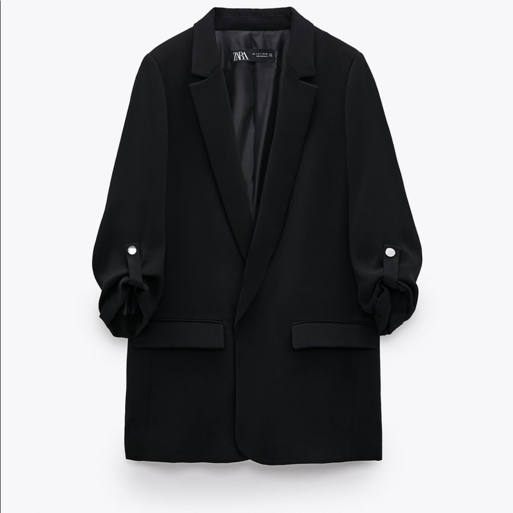 ZARA  NAVY BLUE BLAZER
